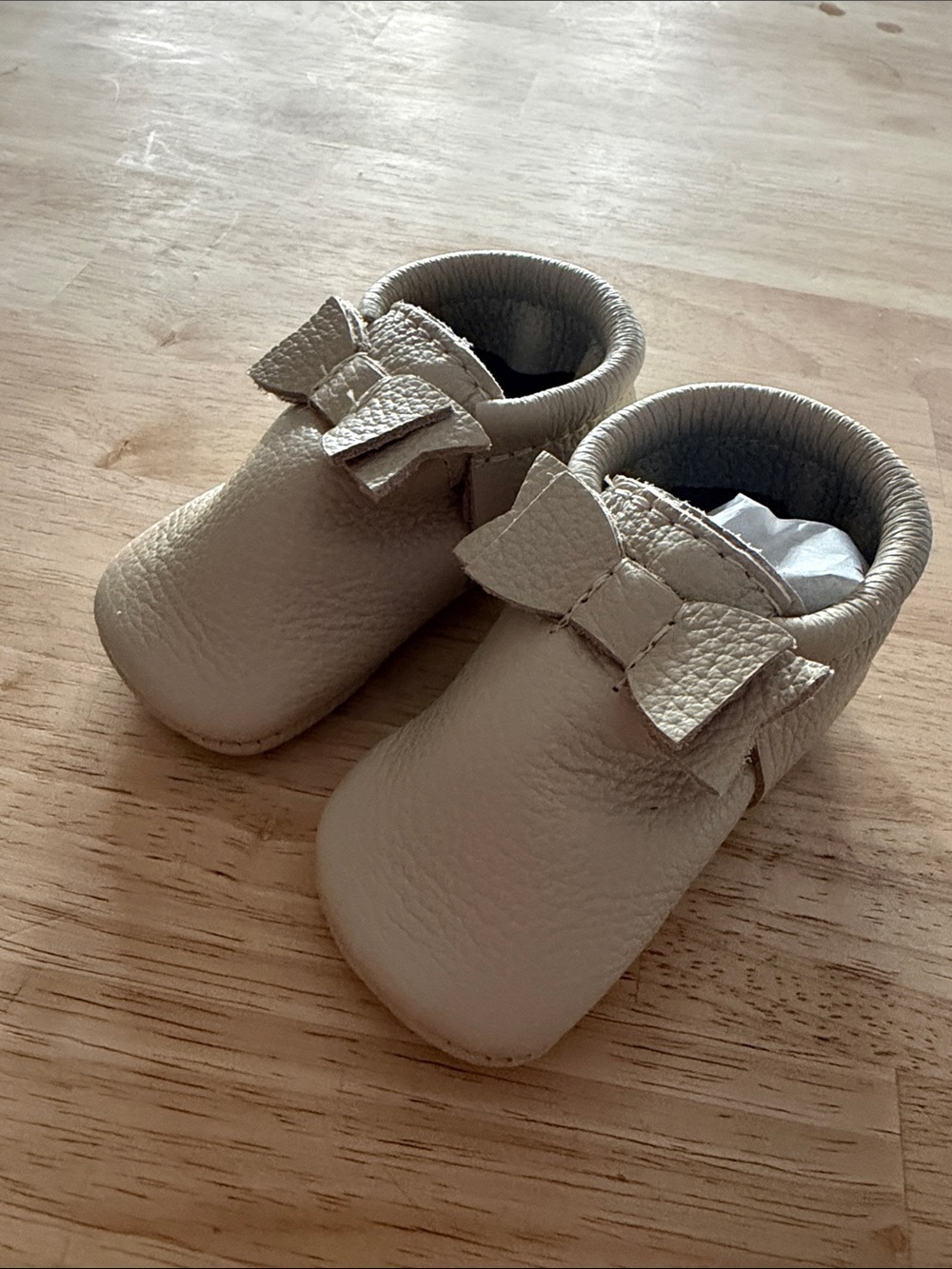 Freshly Picked Bow Mocc - Cream